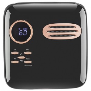 M&R 701PRO vezetéknélküli LED körömlámpa, vezetéknélküli körömszárító, 72W -os újratölthető LED körömlámpa, hordozható gél UV LED körömlámpa 4 időzítő -beállítási érzékelővel és LCD kijelző zöld