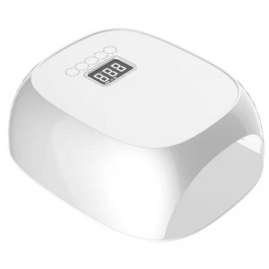 M&R 801PRO vezetéknélküli LED körömlámpa, vezetéknélküli körömszárító, 72W -os újratölthető LED körömlámpa, hordozható gél UV LED körömlámpa 4 időzítő beállítási érzékelővel és LCD kijelző zöld